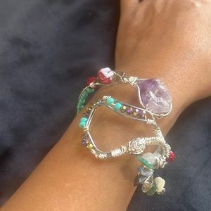 Abstract serpent bracelet